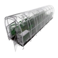 Rundbogen Gewächshaus Klasika Slim 8 Meter Länge