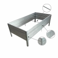 Hochbeet Set 150 × 75 cm inkl. Abdeckung - Verzinkt