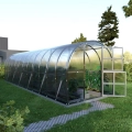 Polycarbonat Gewächshaus Klassiker 3x8 m.