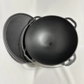Gusseisen Kasan - Gusseisen Uzbek Topf - Runder Boden