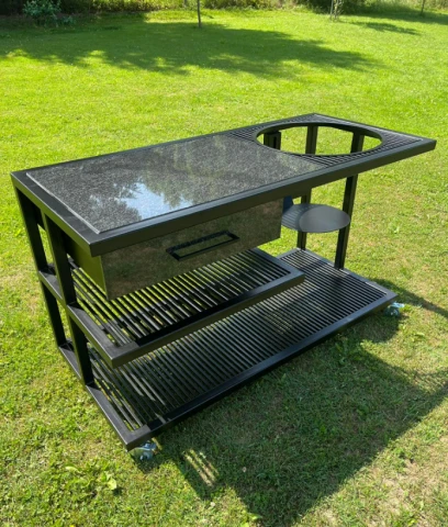 Outdoorküche 150 cm für Kamado-Keramikgrill