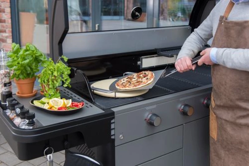 Grillschürze Lederimitat braun Mustang 1