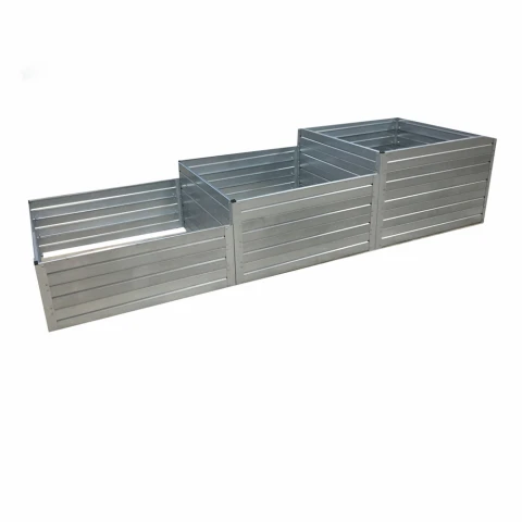 Hochbeet Treppe aus Metall (verzinkt)
