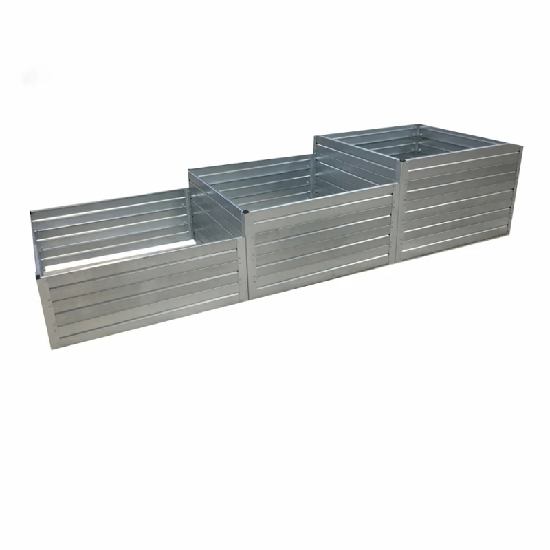 Hochbeet Treppe aus Metall (verzinkt)
