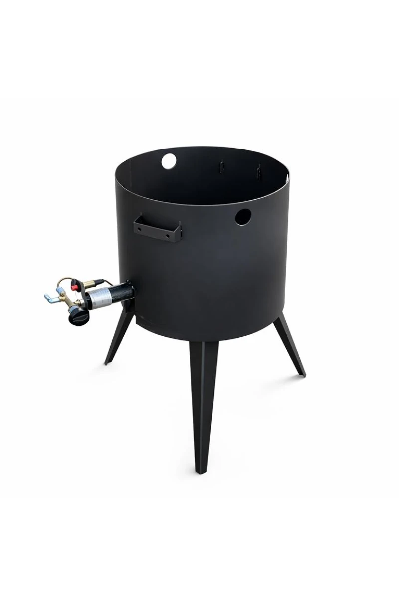 Gaskocher aus 3mm Stahl, stabile Konstruktion