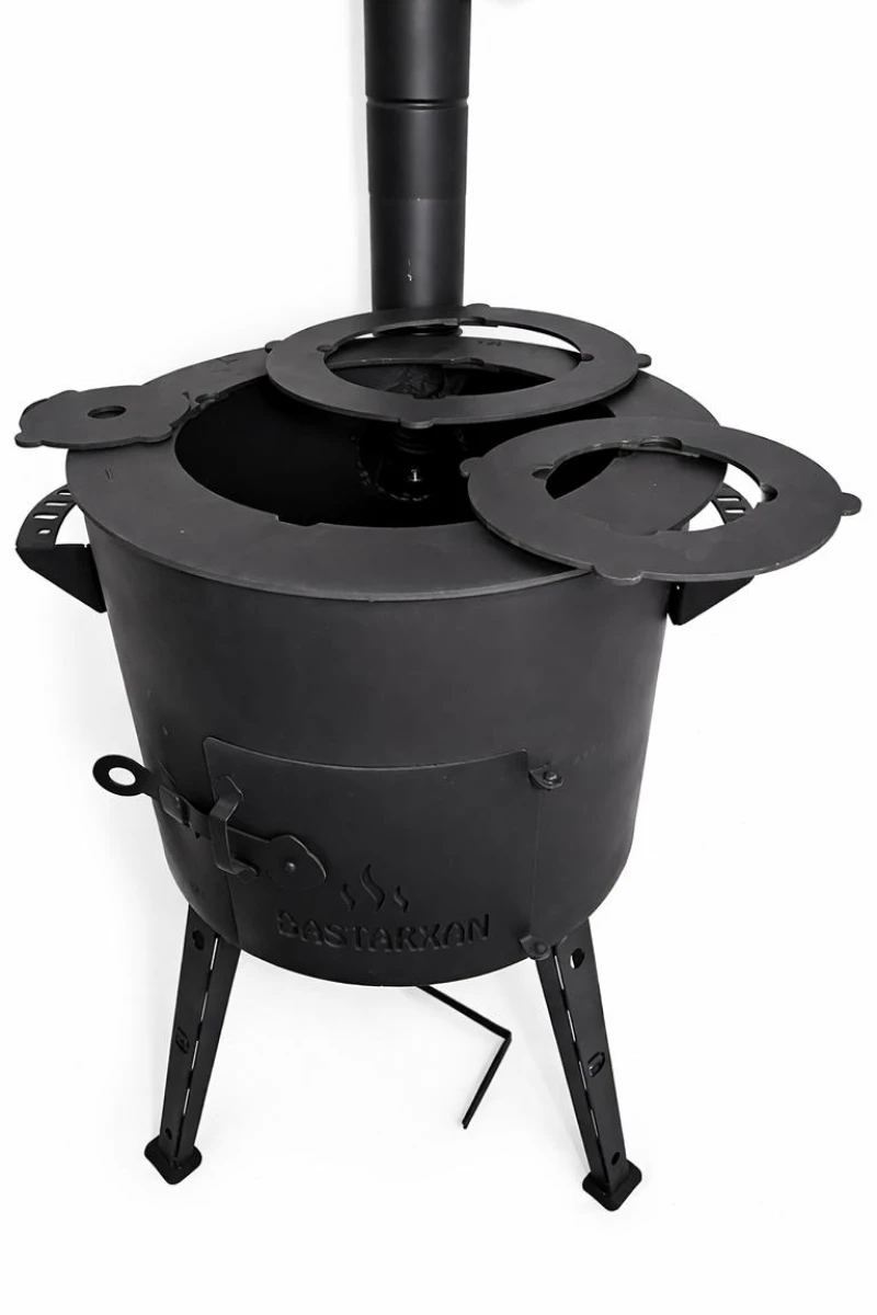 Adapter-Ringe 4 mm für Utschak Ø49 cm | Kazan Herdplatte Set (5 Größen) | IN-MO