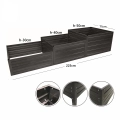 Hochbeet aus Metall (Treppe) Maße