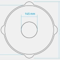 Gusseisen Wok - Poliert - Deckel - Flacher Boden-Namangan