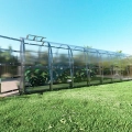 Polycarbonat - Gewächshaus 8 Meter Länge