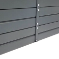 Hochbeet aus Metall (Treppe)  Lackiert (graphit) RAL 7016