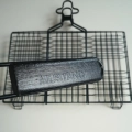 Grillguthalter Edelstahl - abnehmbarem Griff.